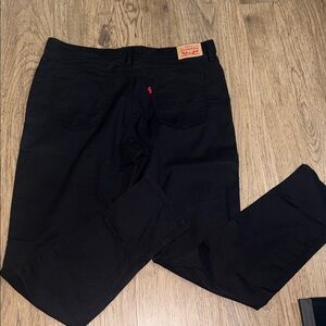 Levi's Midnight Black Denim